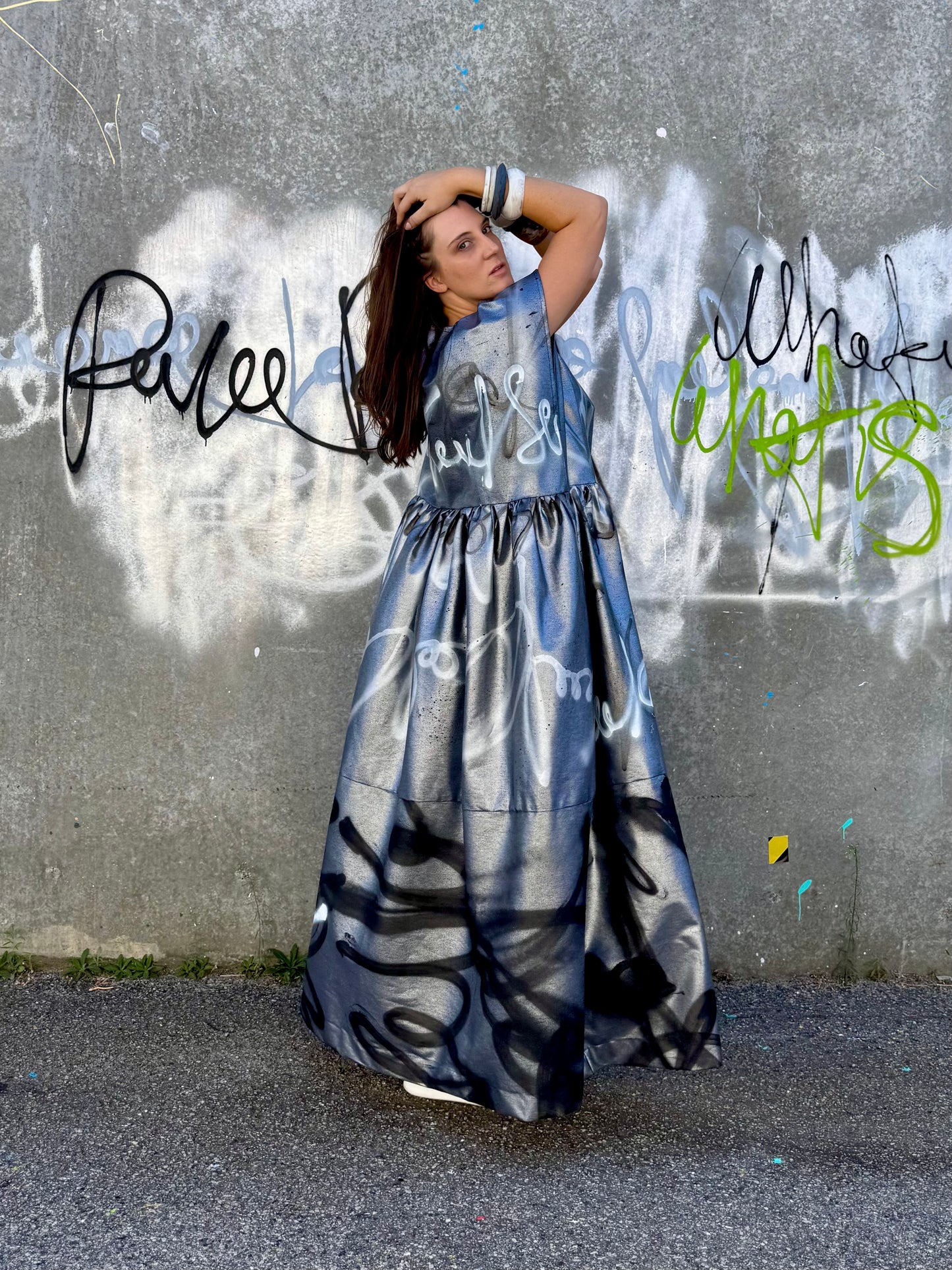 Storm Silver Denim Dress