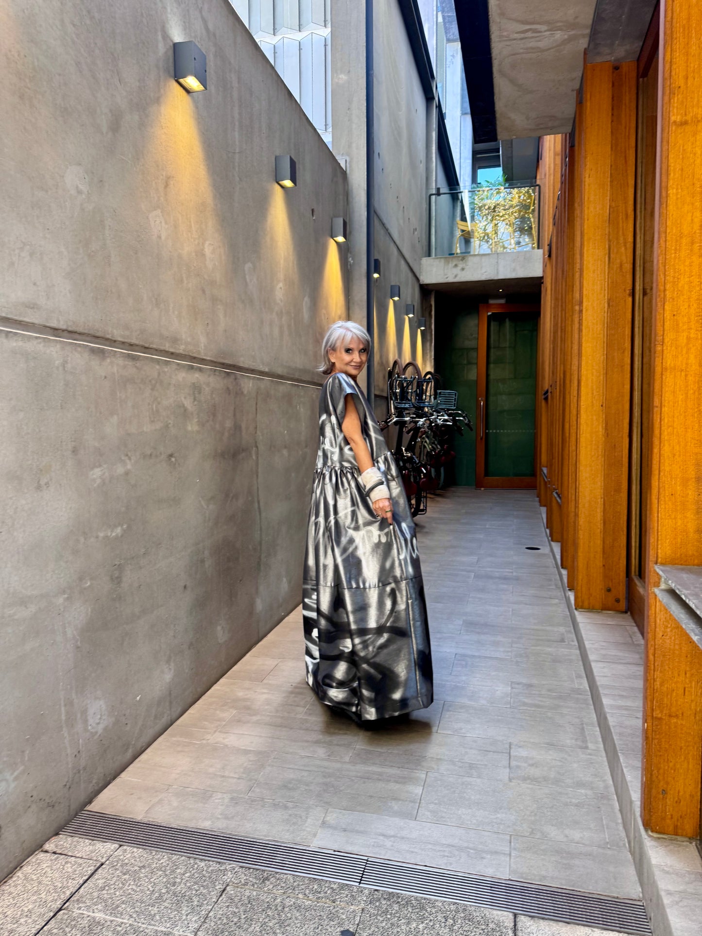 Storm Silver Denim Dress