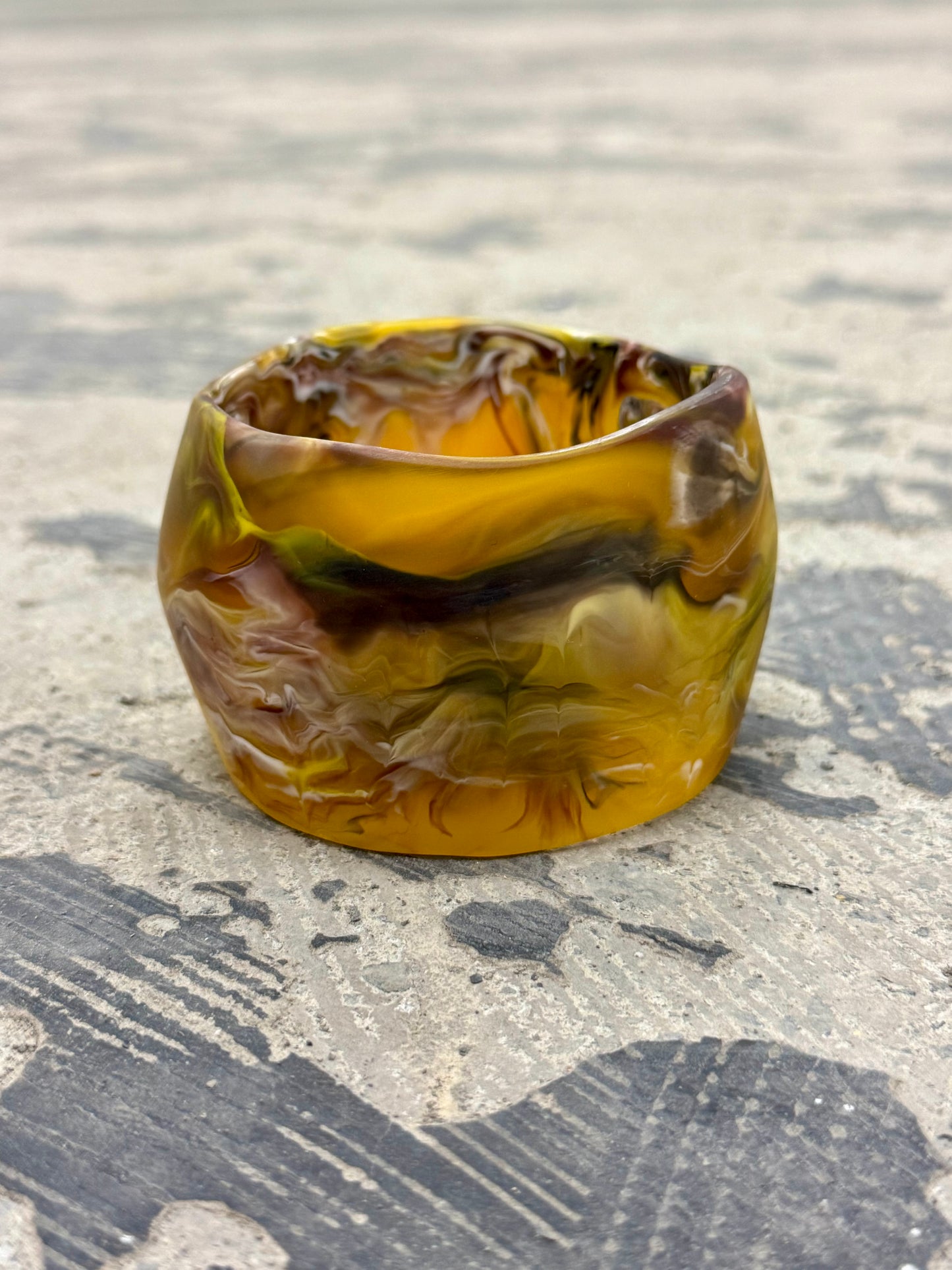 Amber Resin Bangle