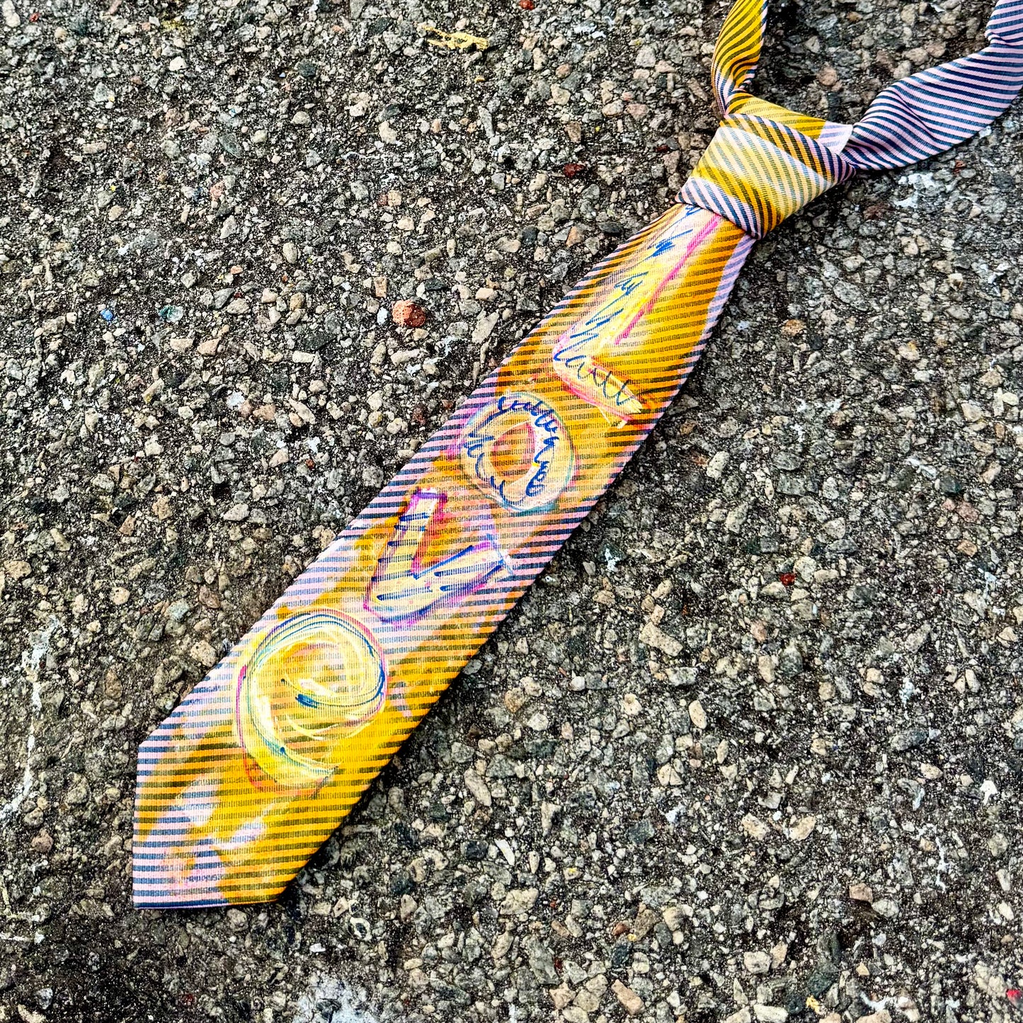 LOVE Hand painted tie