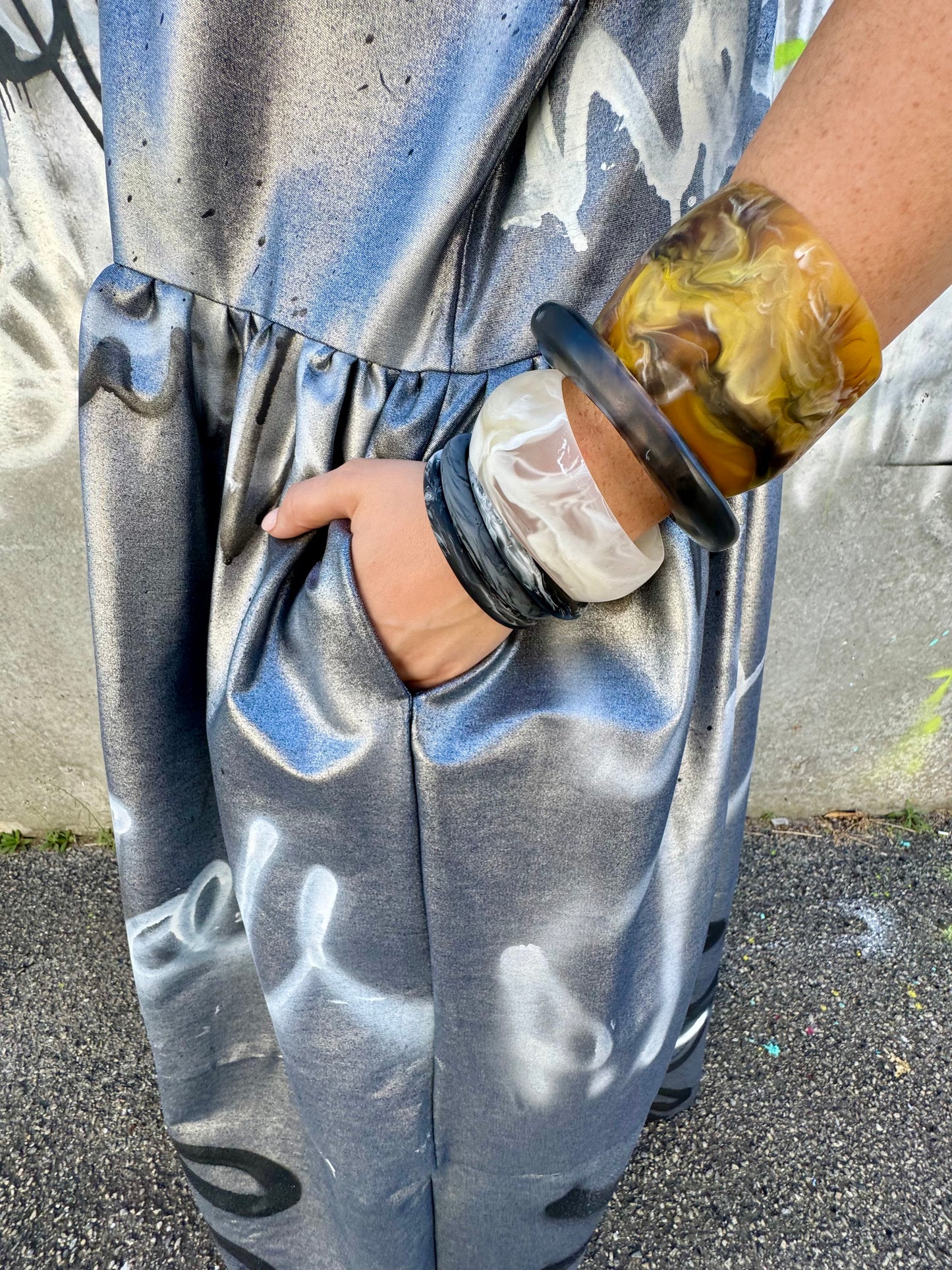 Storm Silver Denim Dress