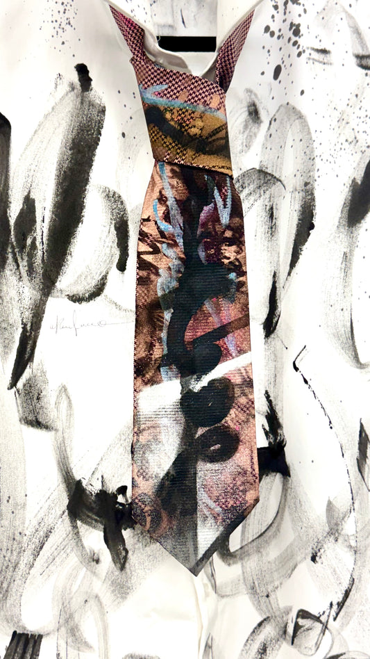 Silk Tie - Hand Painted