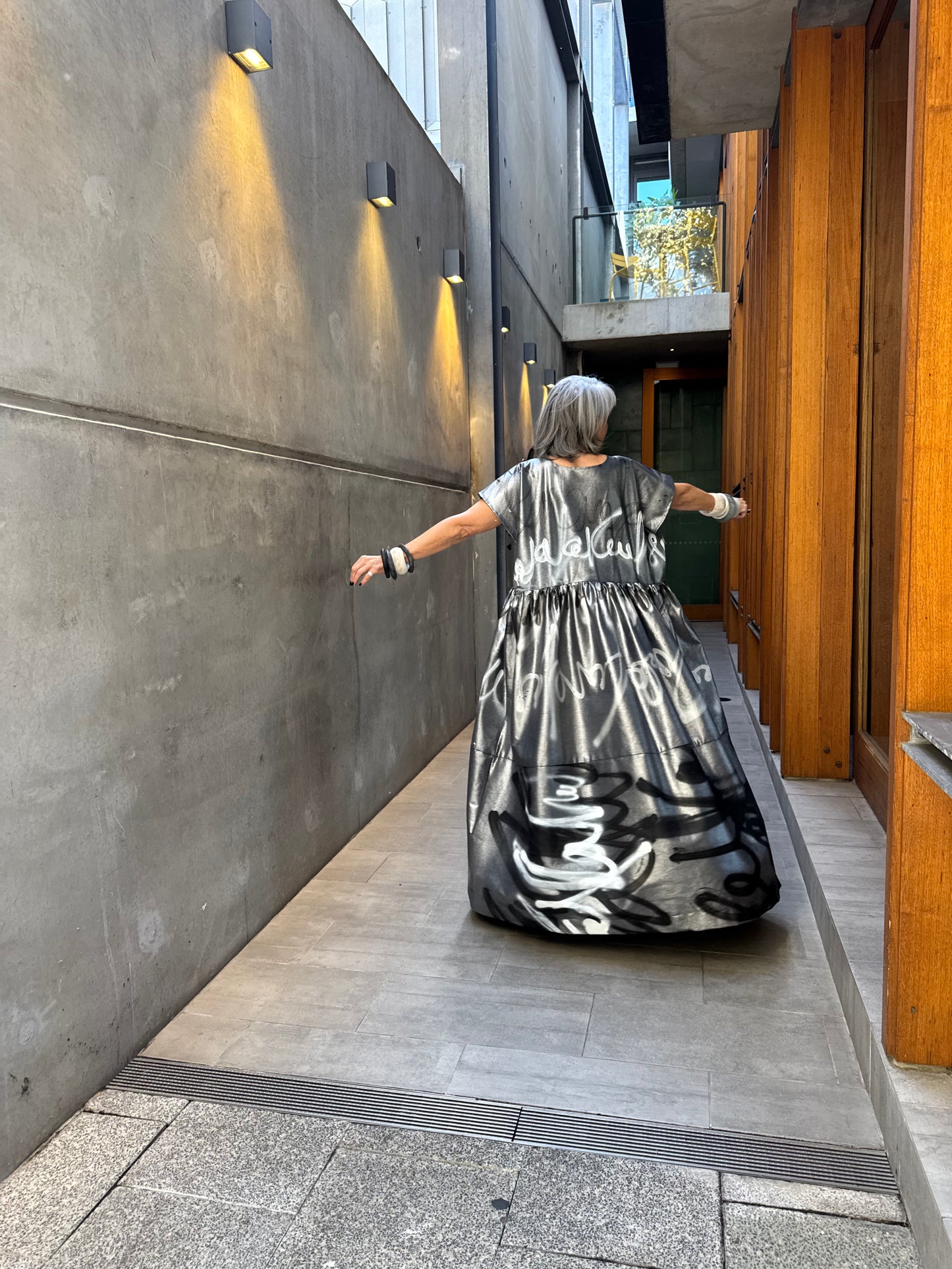 Storm Silver Denim Dress