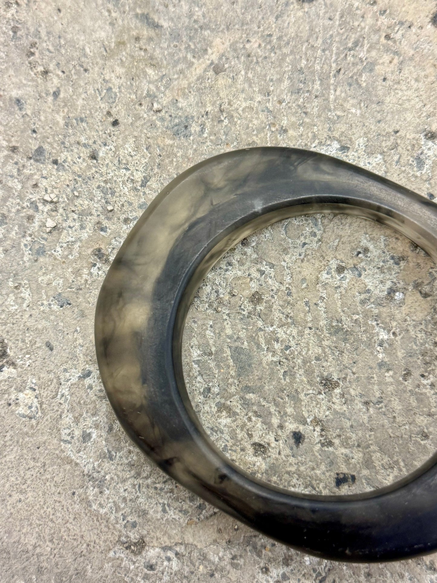 Onyx Mist Resin Bangle