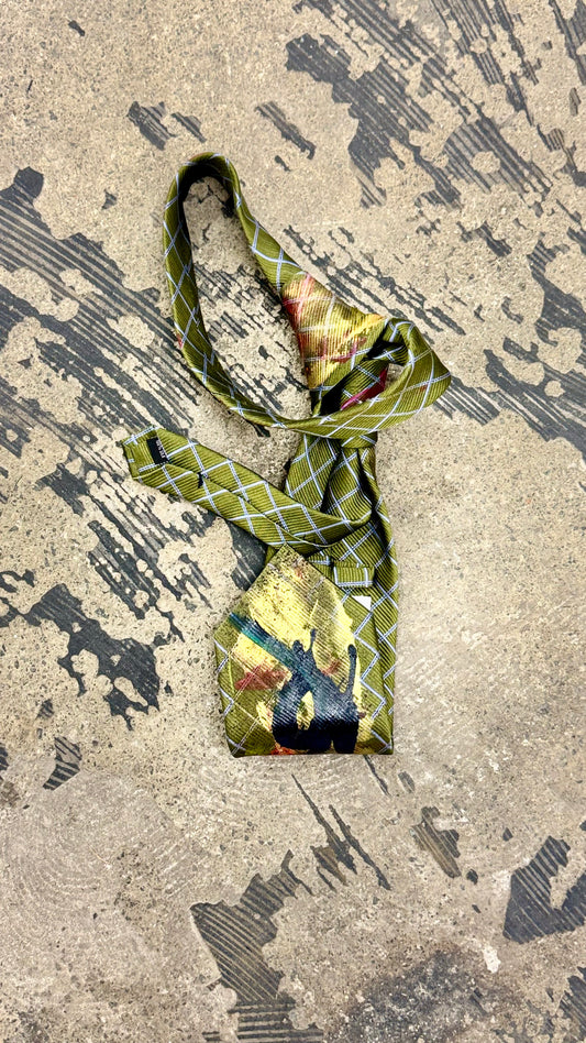 Silk Tie - Hand Painted
