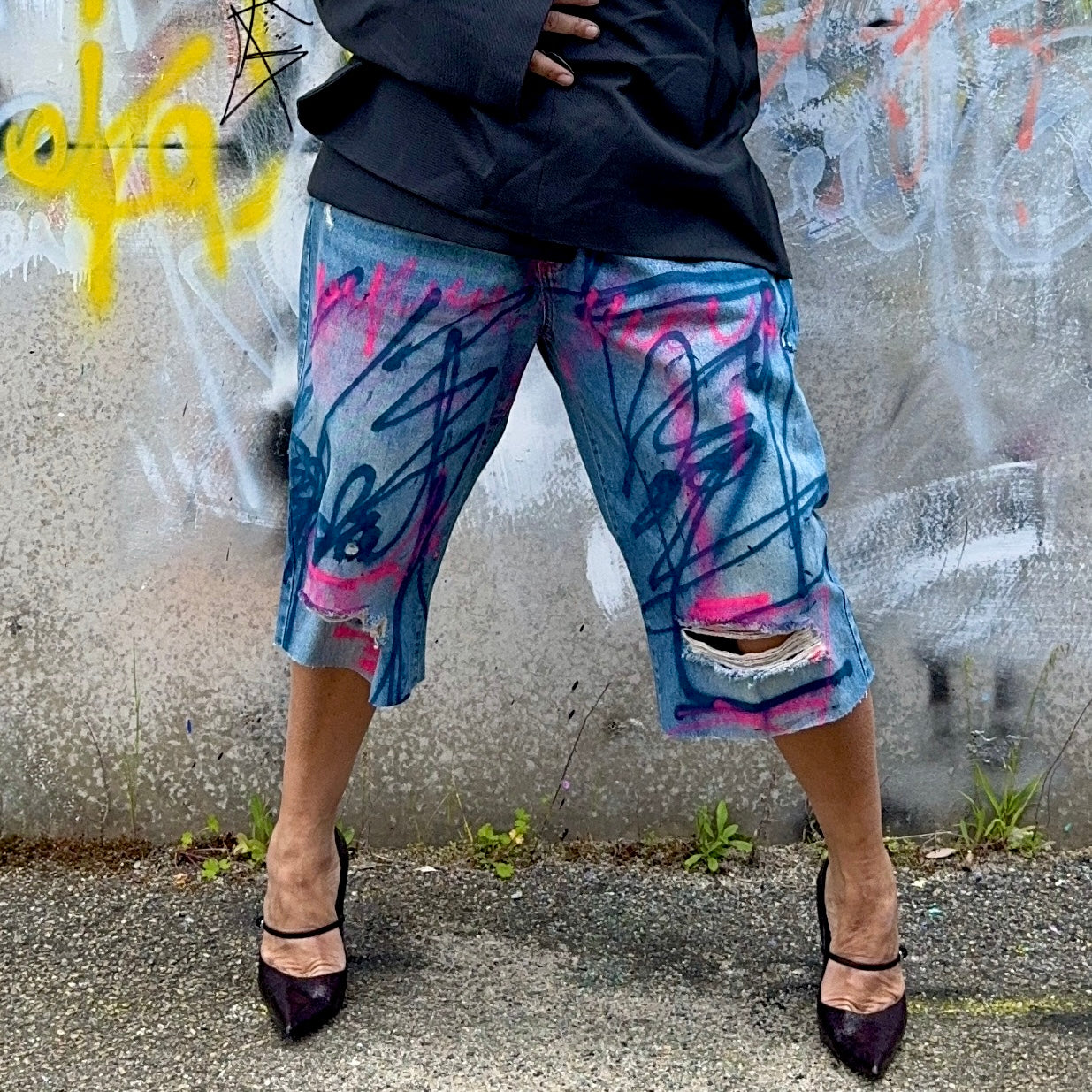 Hand Painted Denims