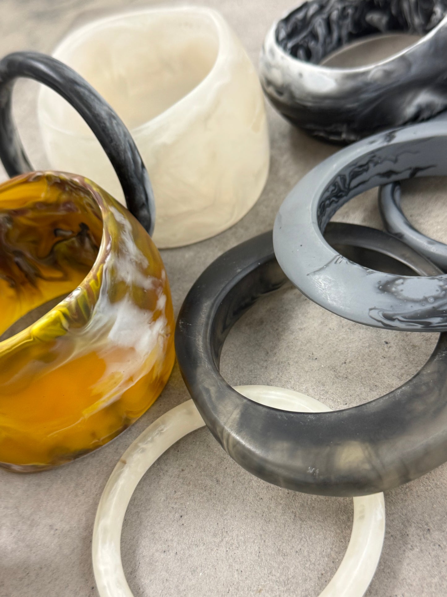 Amber Resin Bangle