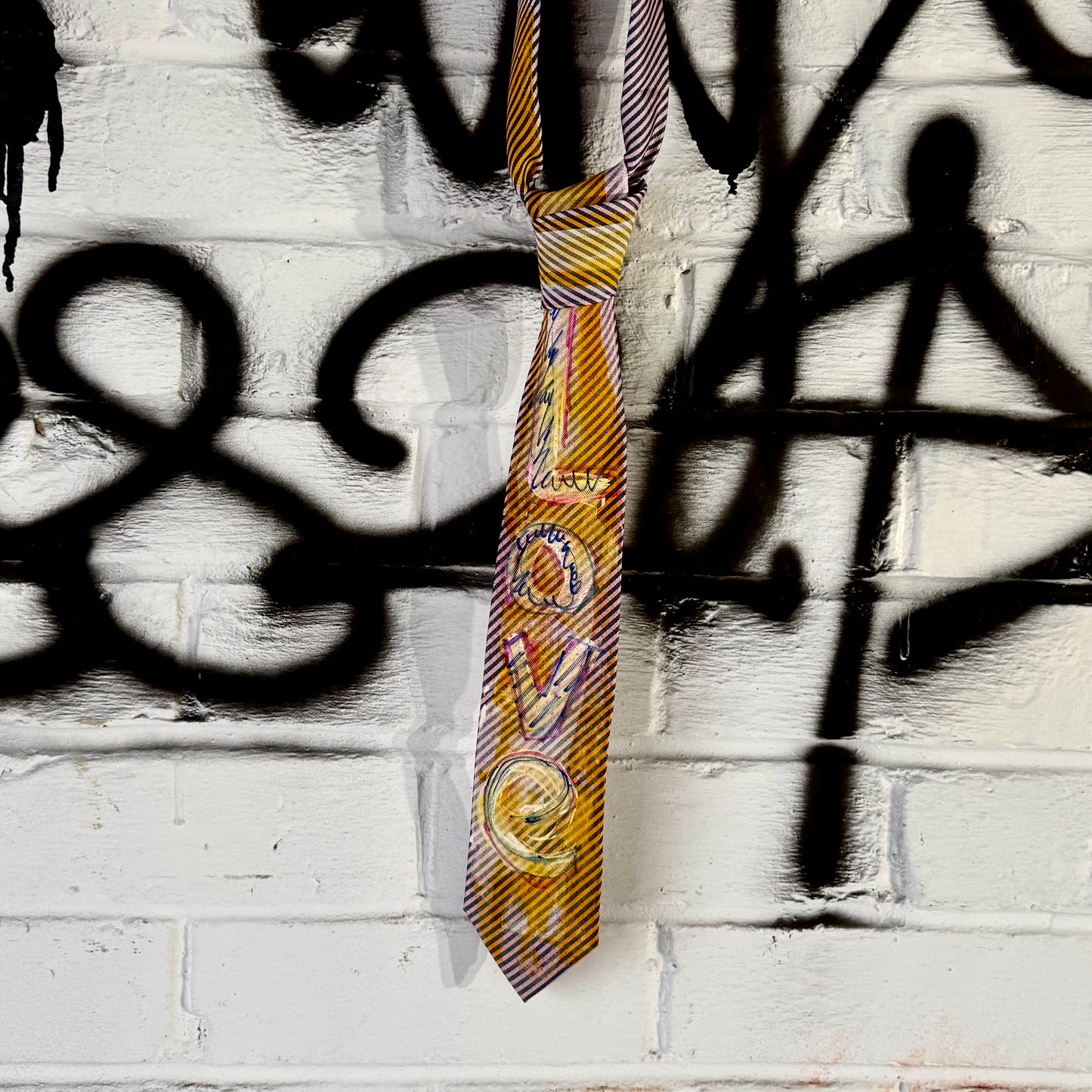 LOVE Hand painted tie