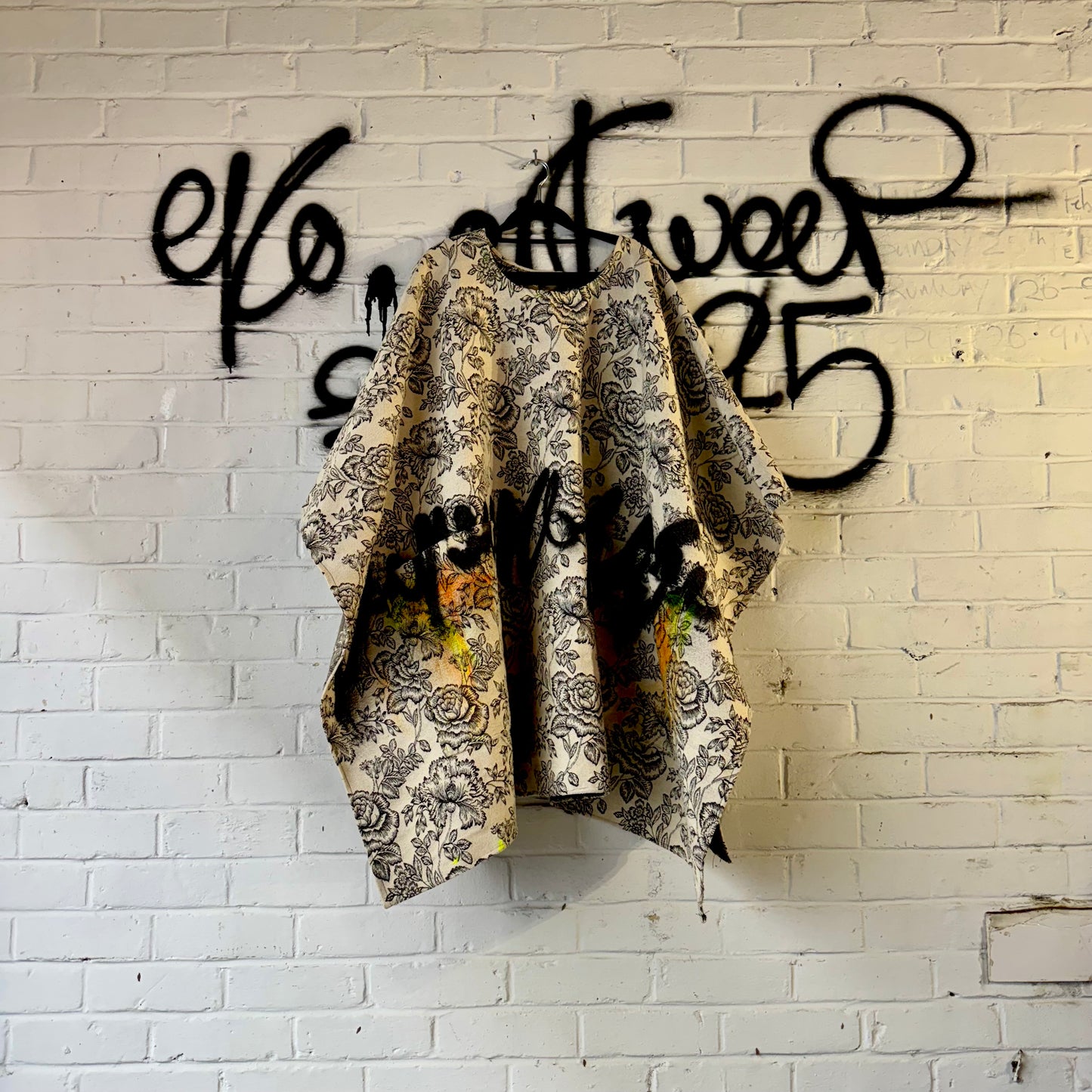 Floral Tapestry Poncho