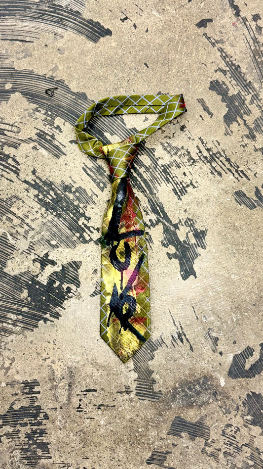 Silk Tie - Hand Painted