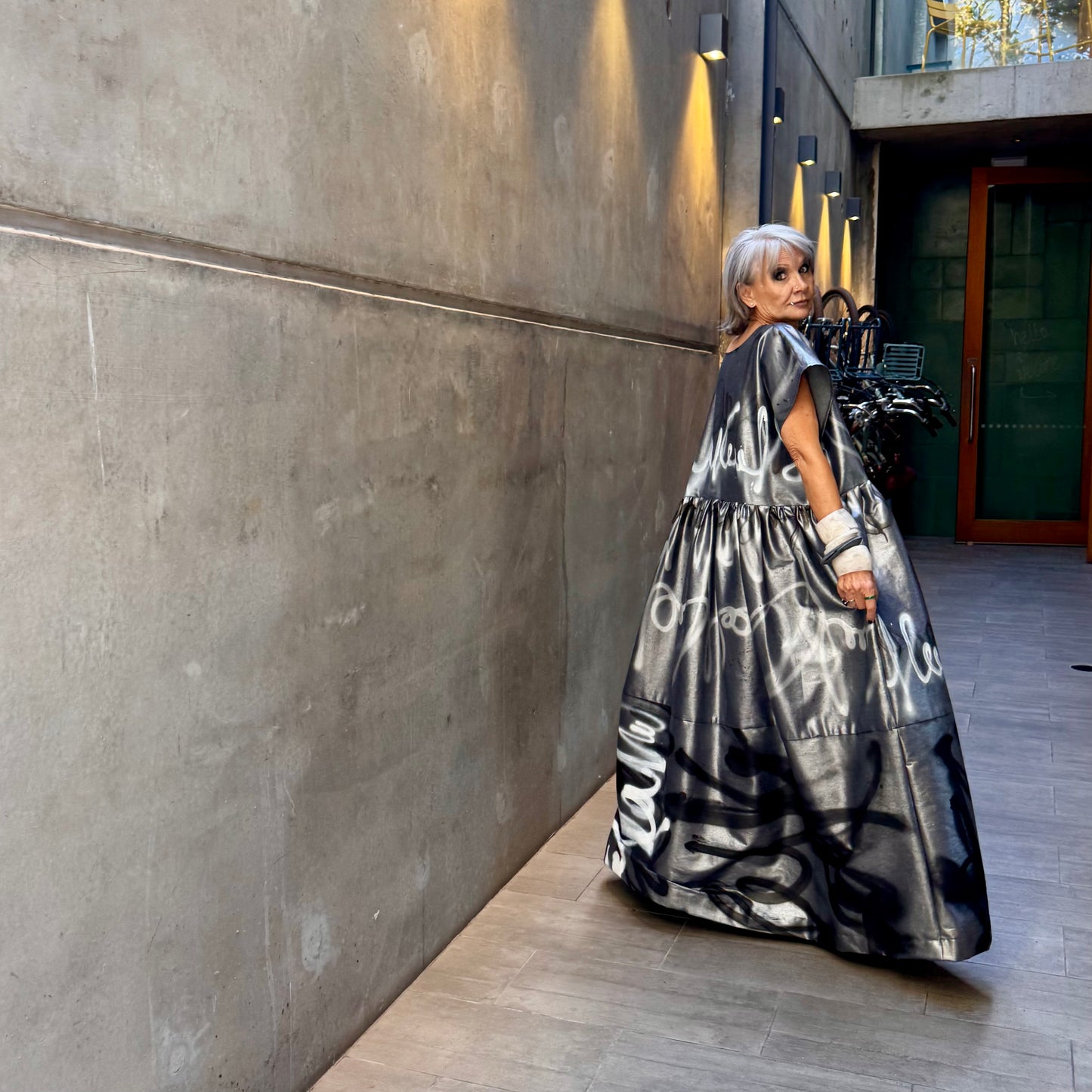 Storm Silver Denim Dress