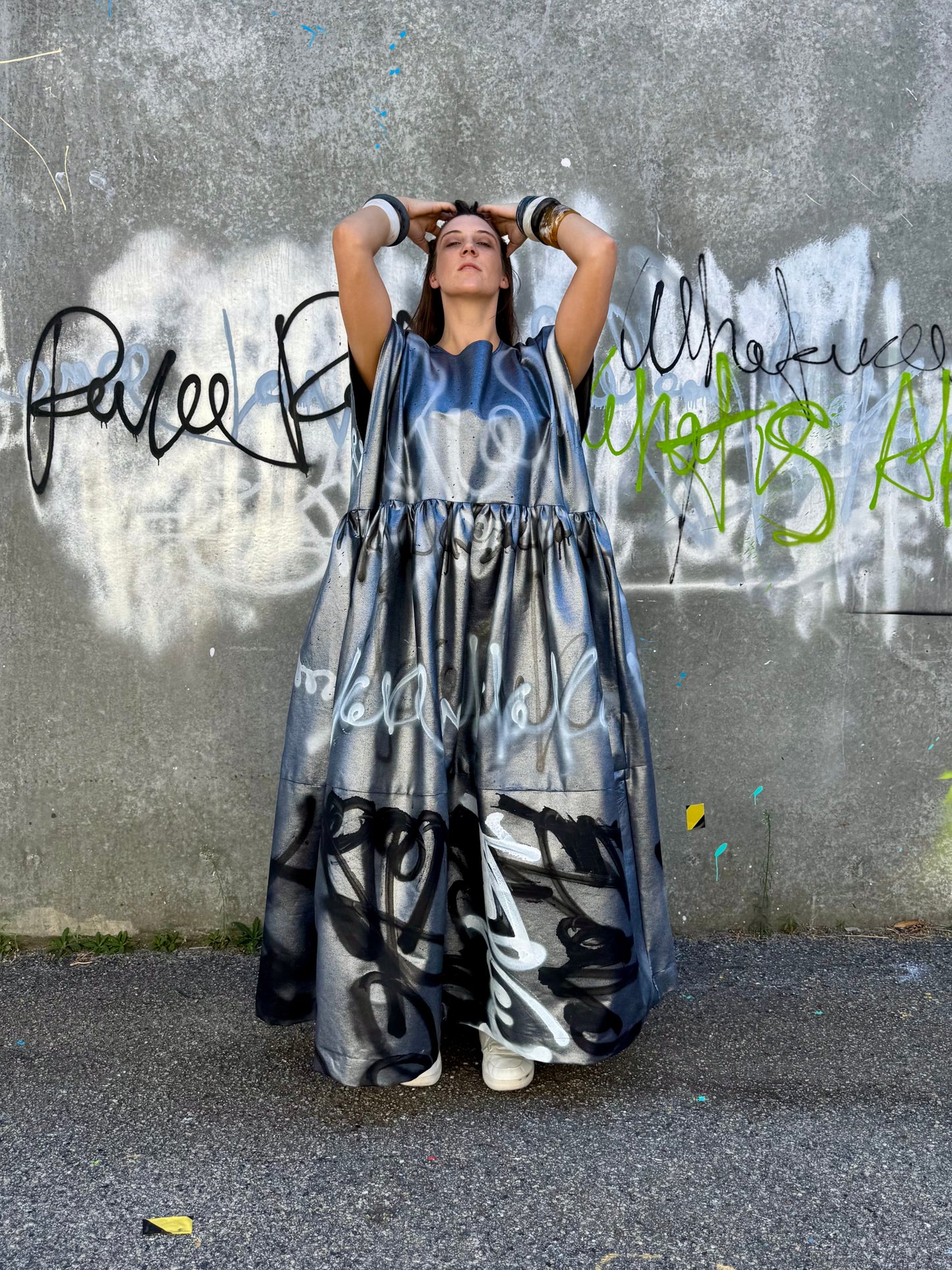 Storm Silver Denim Dress