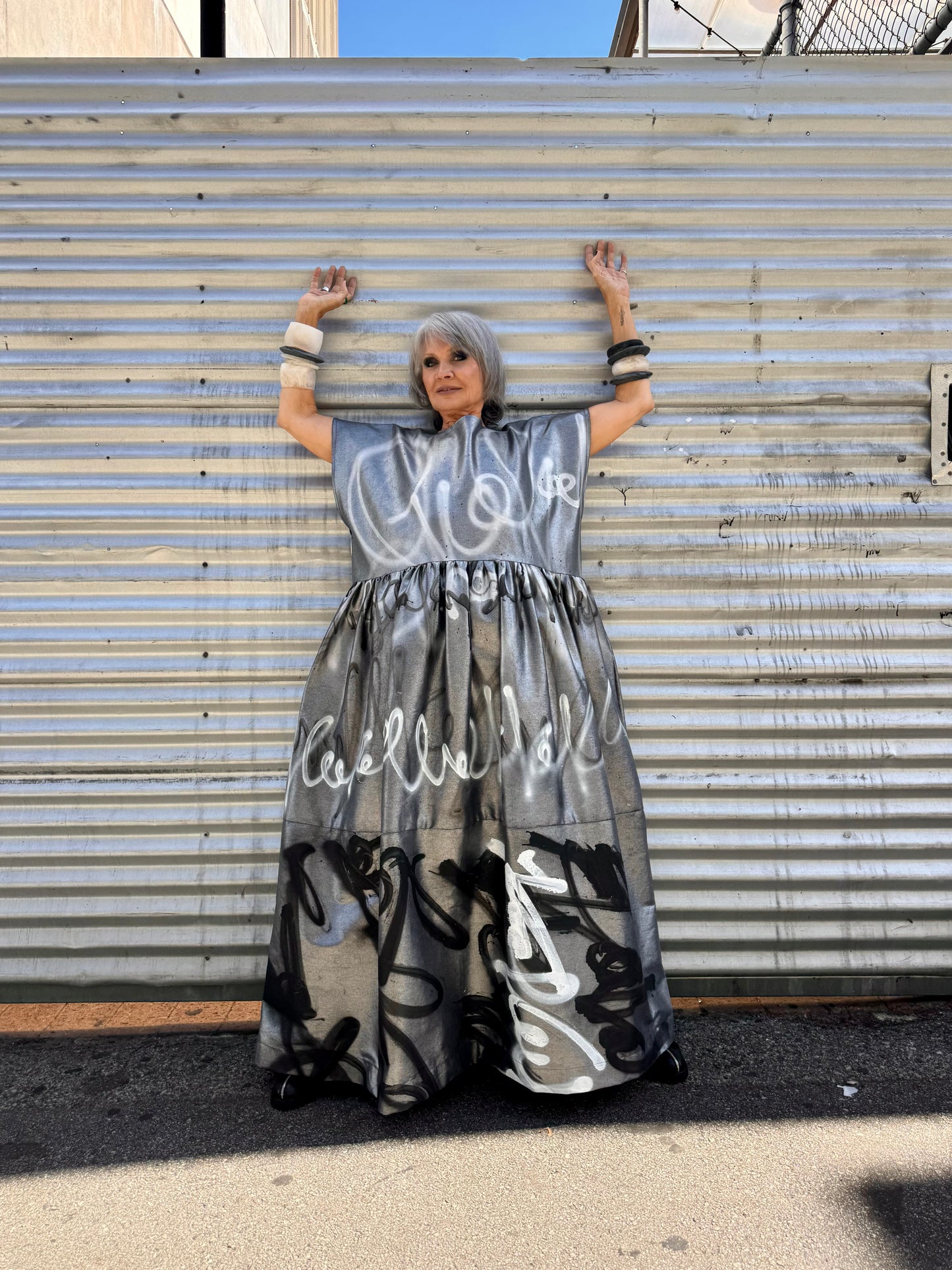 Storm Silver Denim Dress