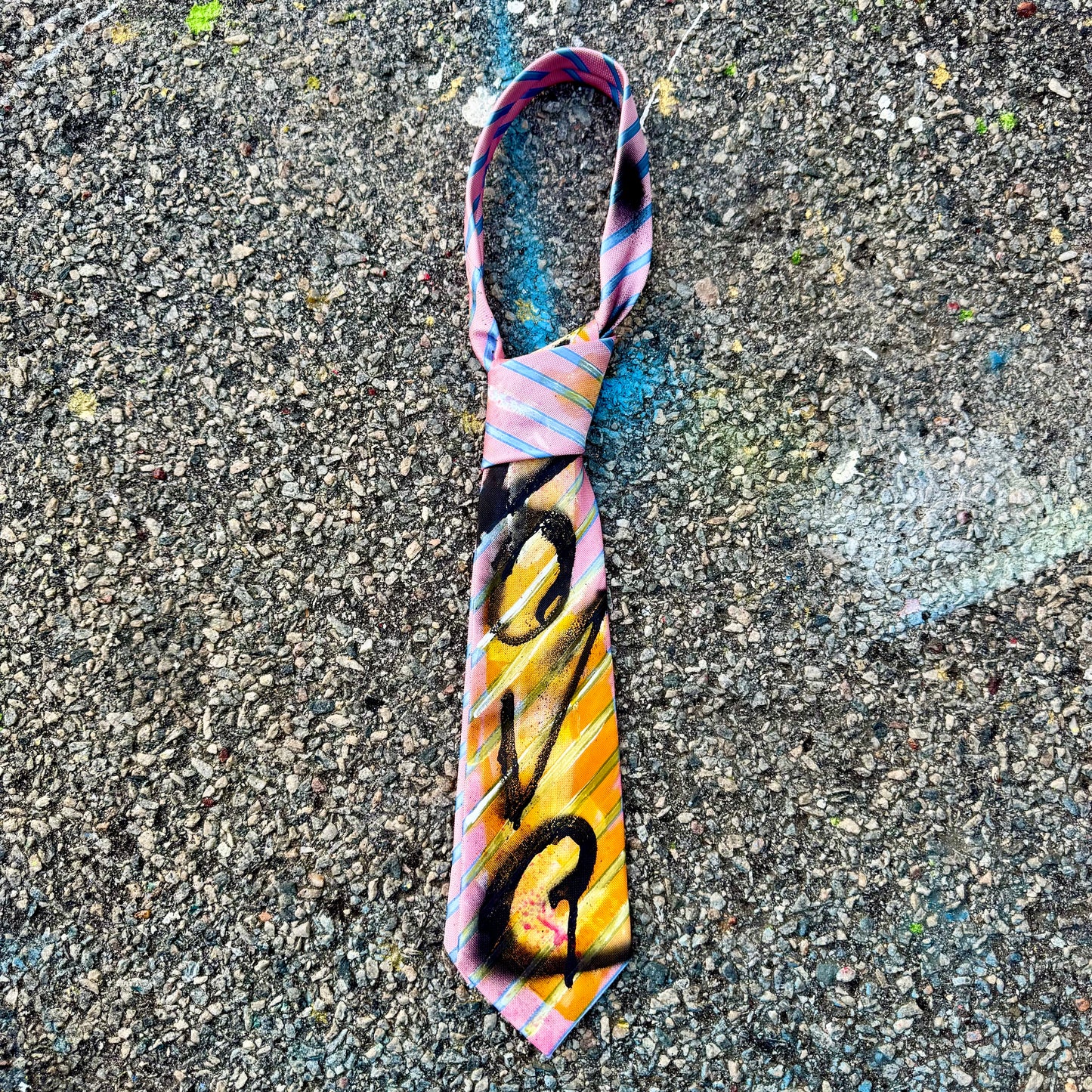 LOVE Hand painted tie