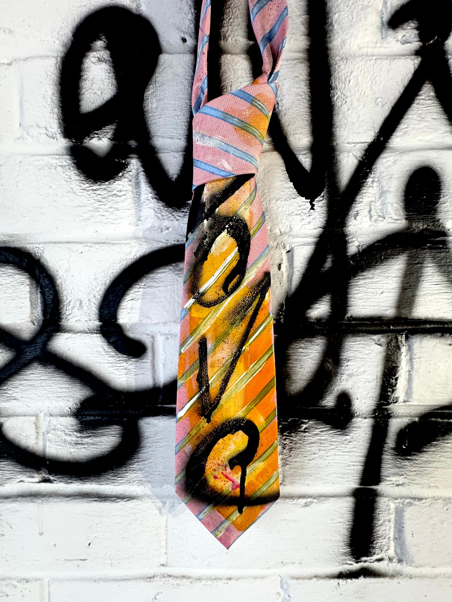 LOVE Hand painted tie