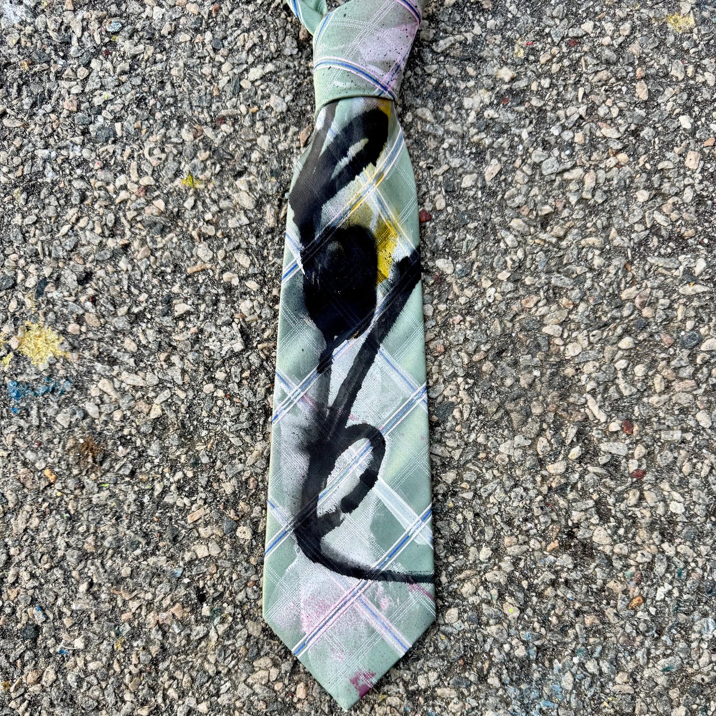LOVE Hand painted tie