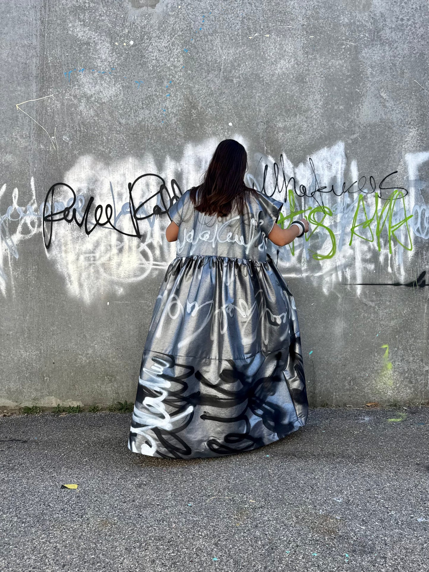 Storm Silver Denim Dress