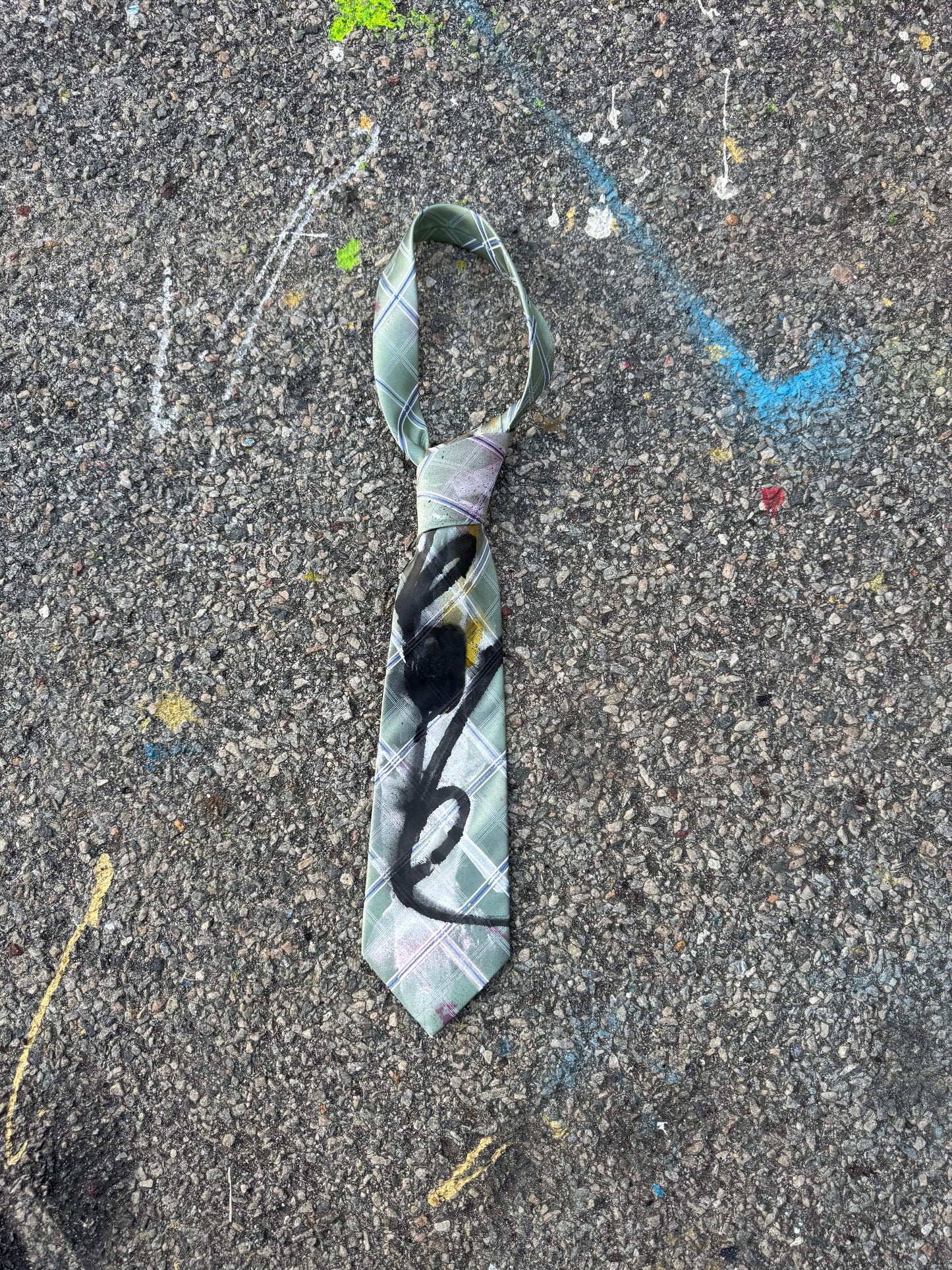 LOVE Hand painted tie