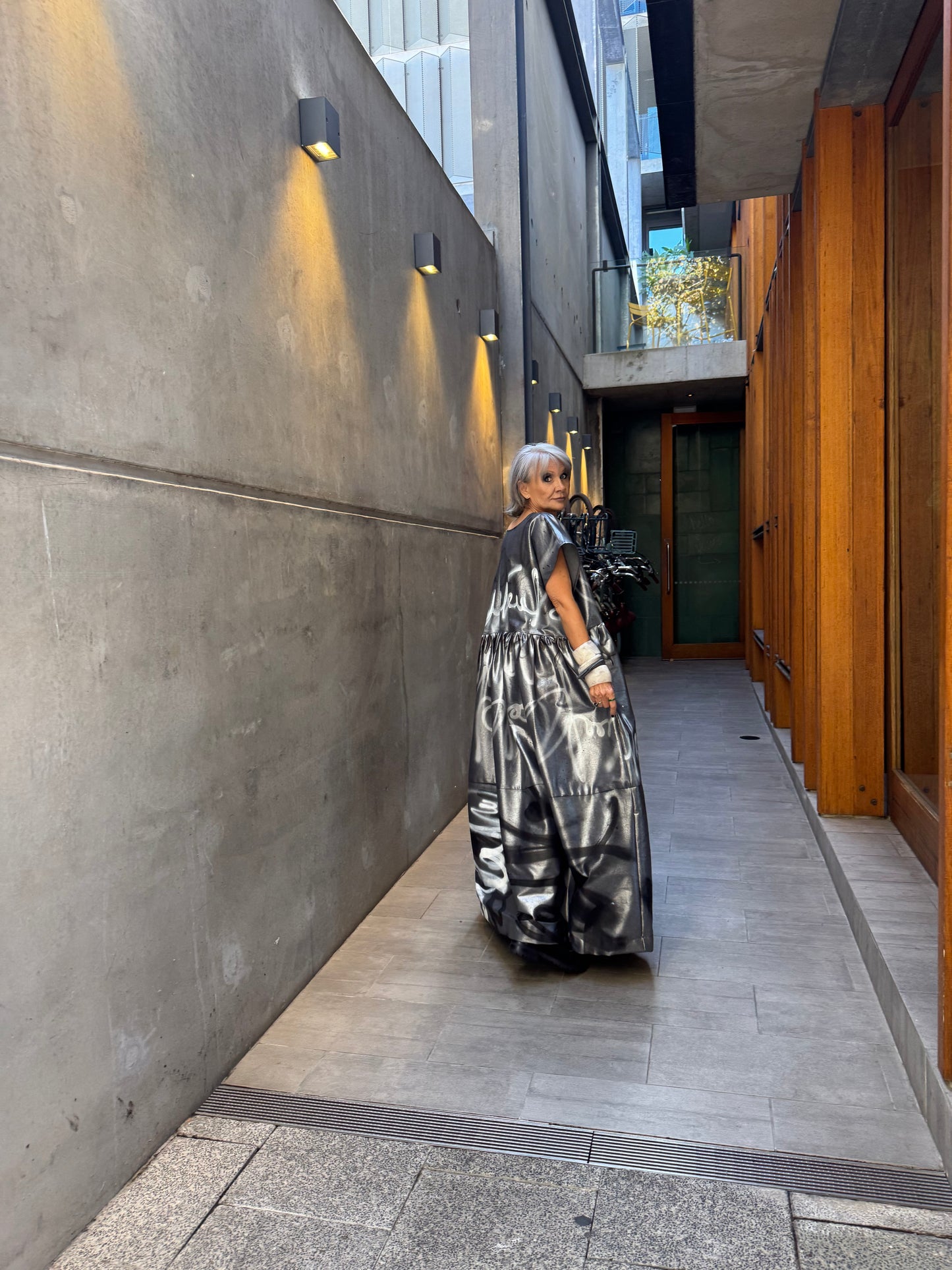 Storm Silver Denim Dress