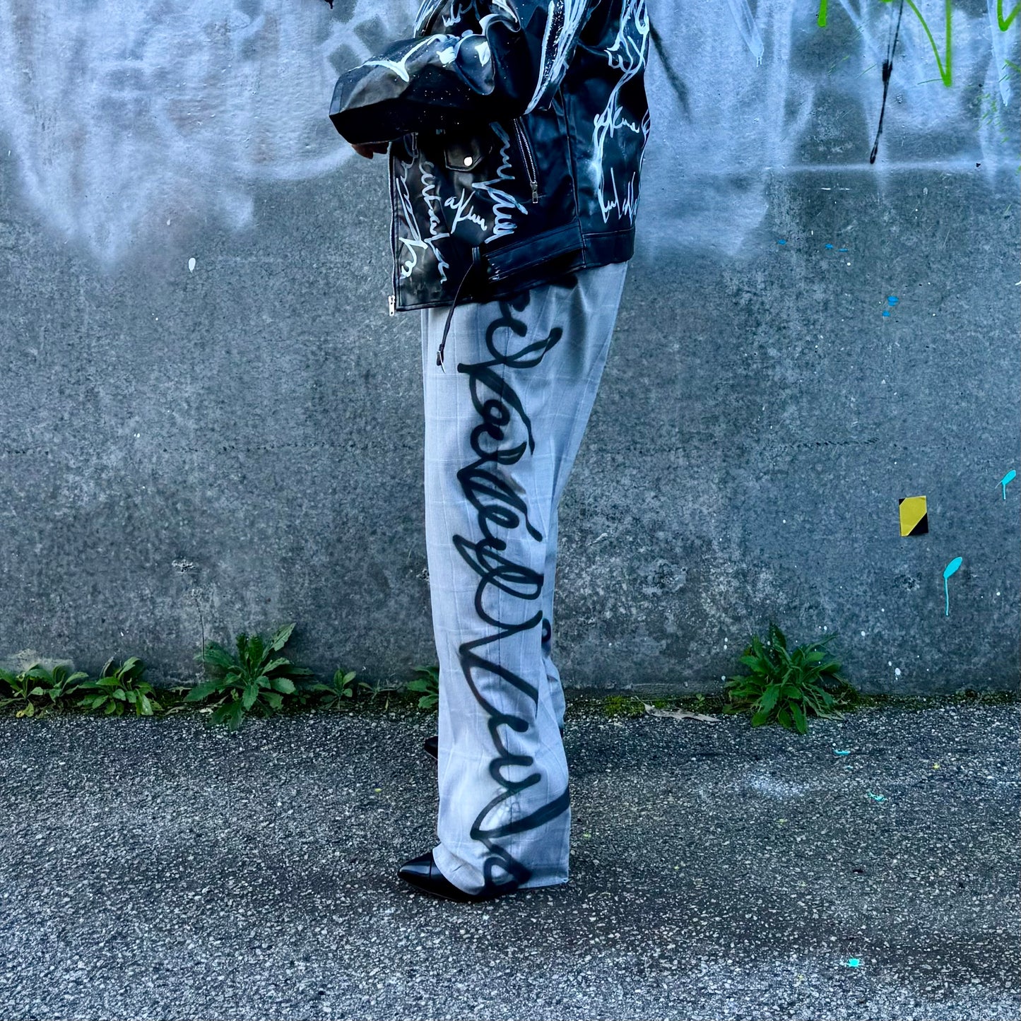 Oversized suit pants