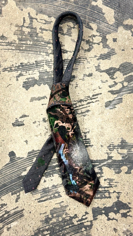 Silk Tie - Hand Painted