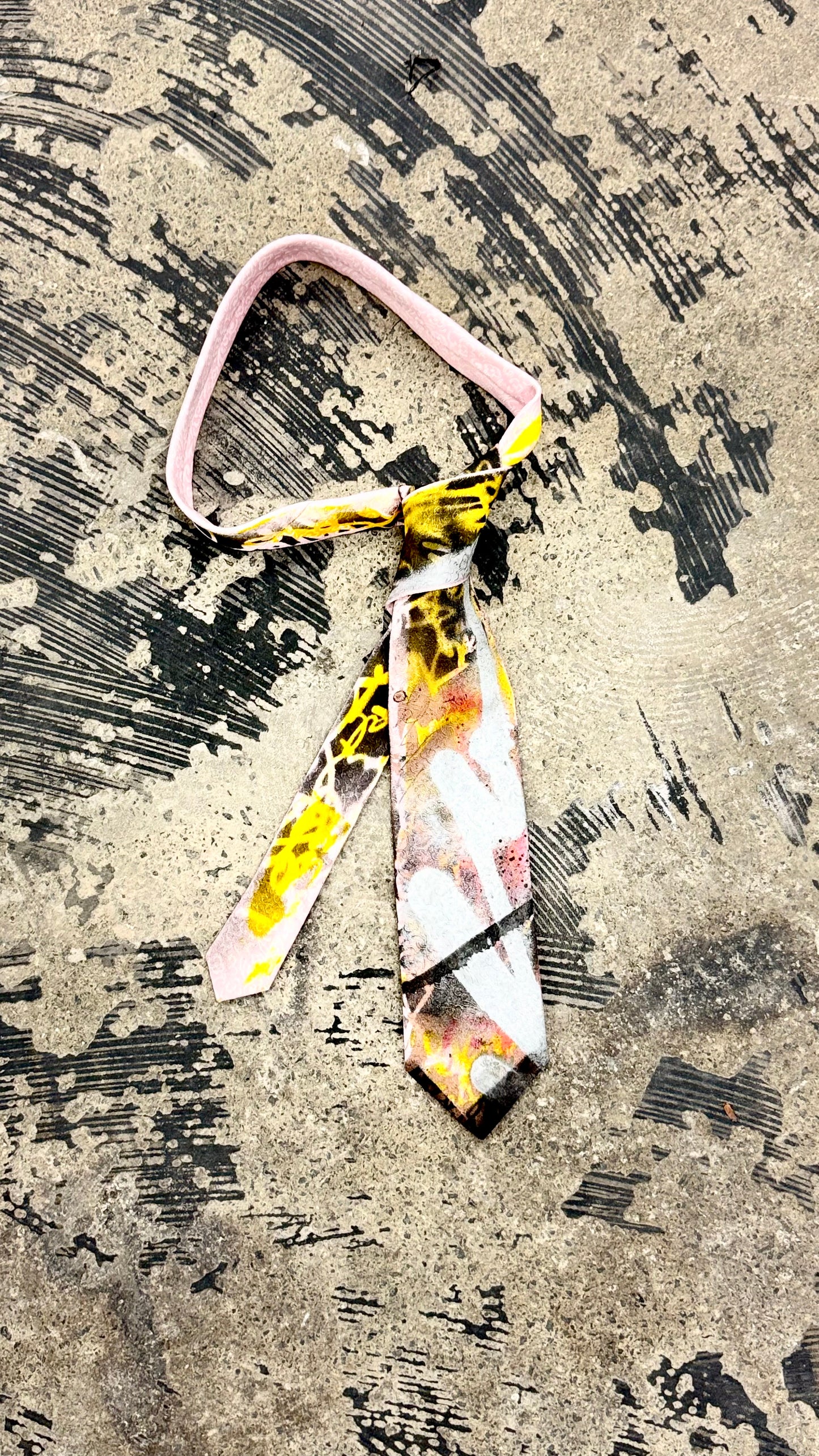 Silk Tie - Hand Painted