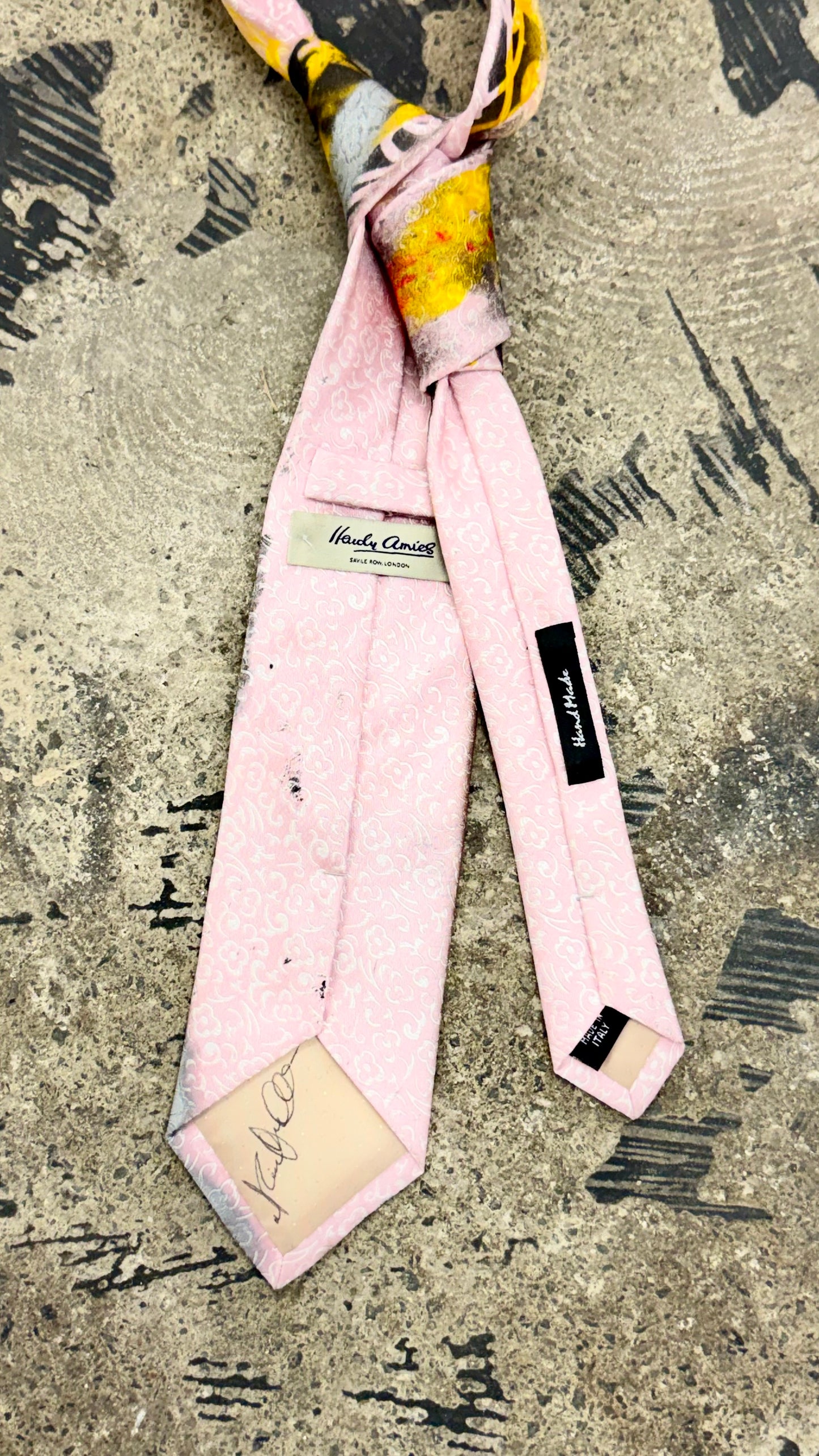 Silk Tie - Hand Painted