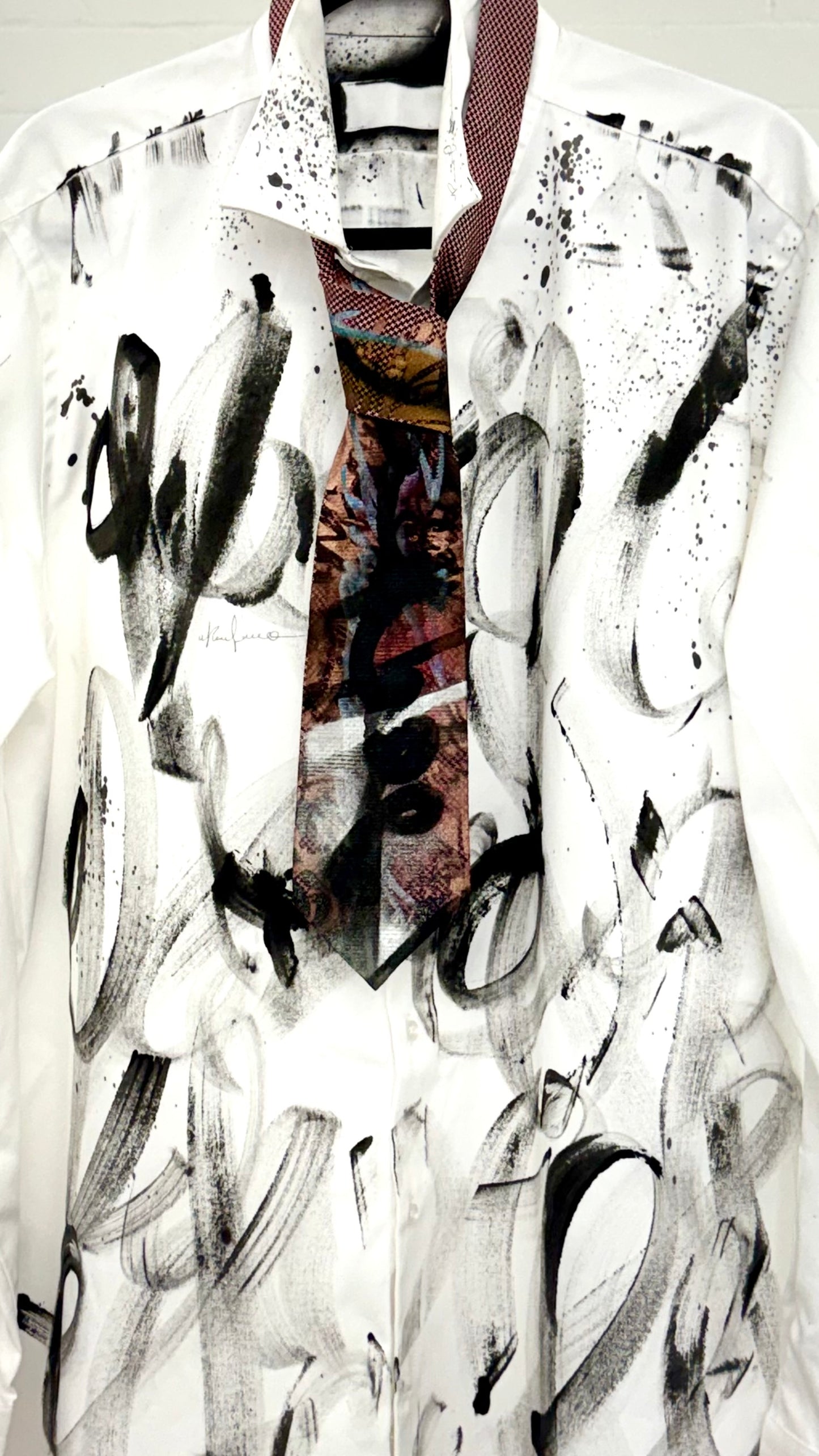 Silk Tie - Hand Painted