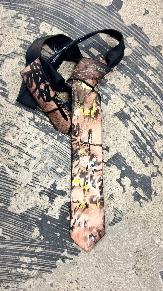 Silk Tie - Hand Painted