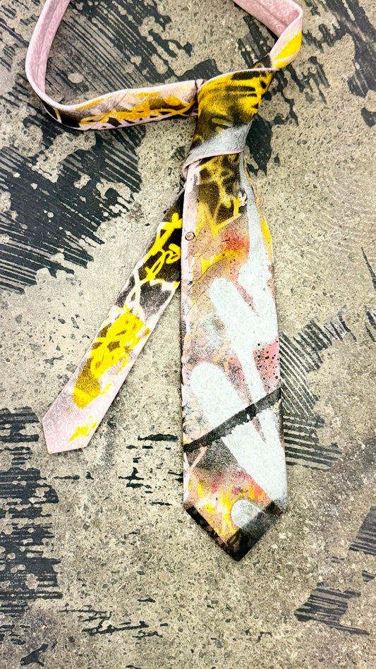 Silk Tie - Hand Painted