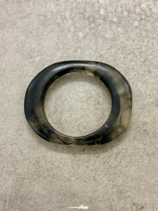 Onyx Mist Resin Bangle