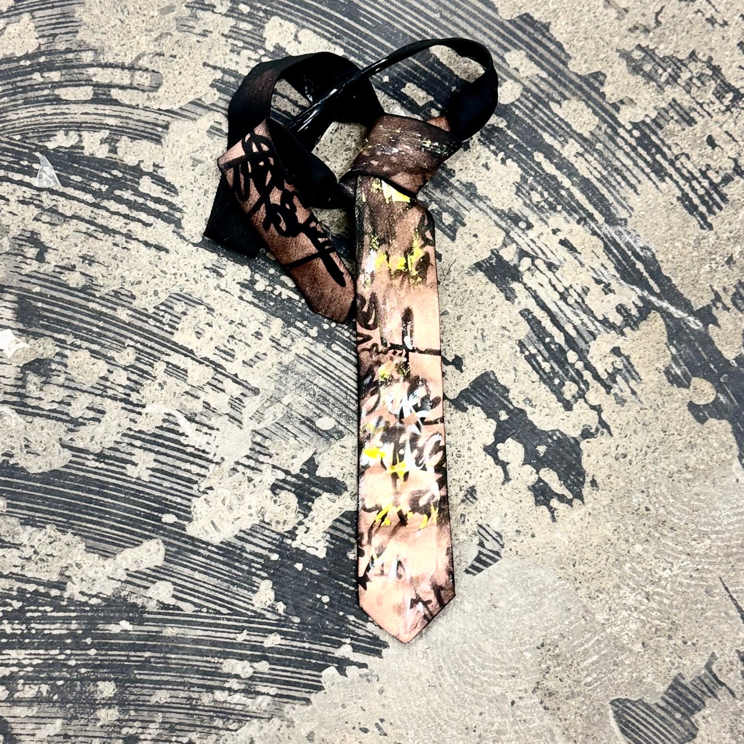 Silk Tie - Hand Painted