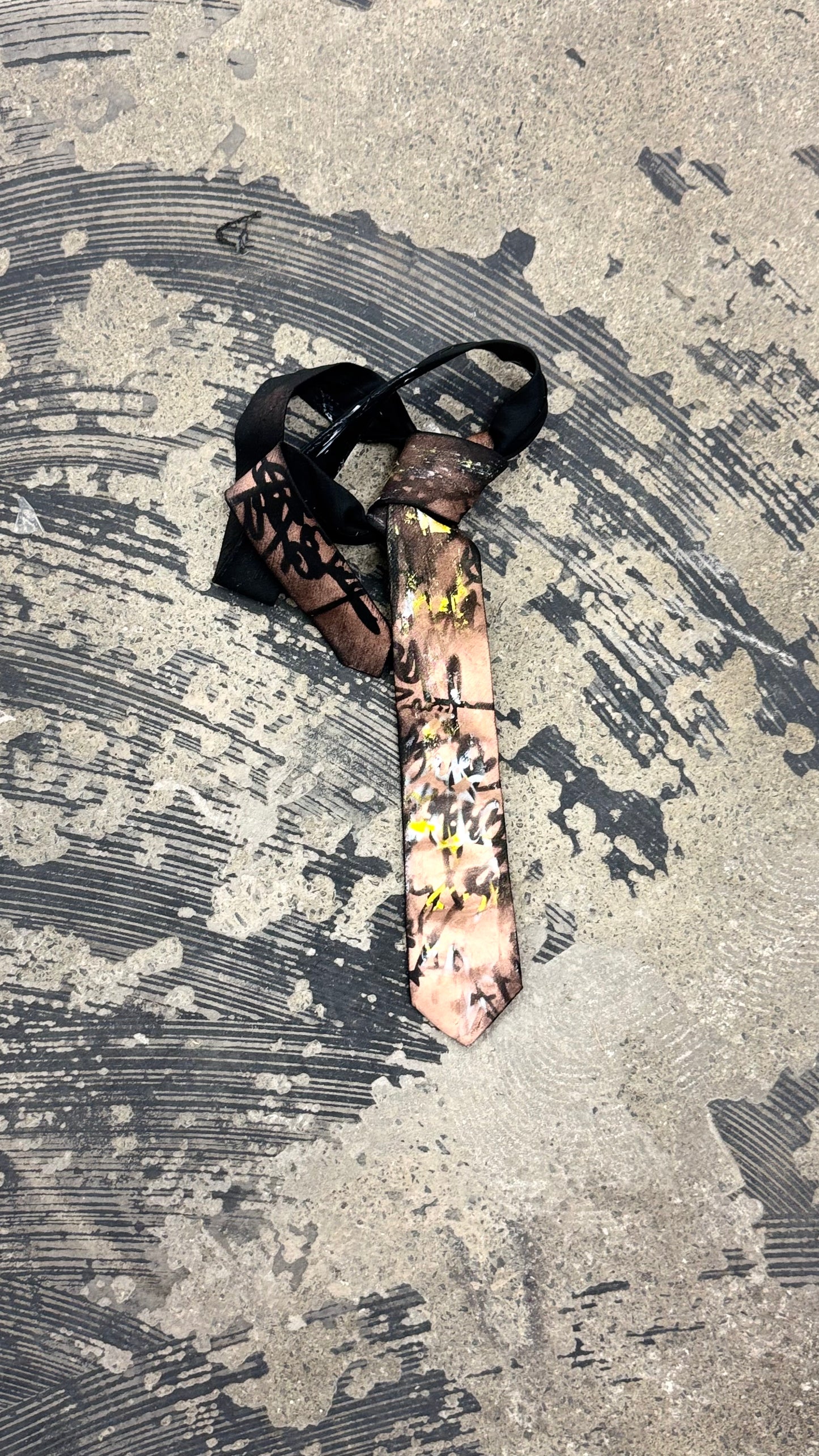 Silk Tie - Hand Painted