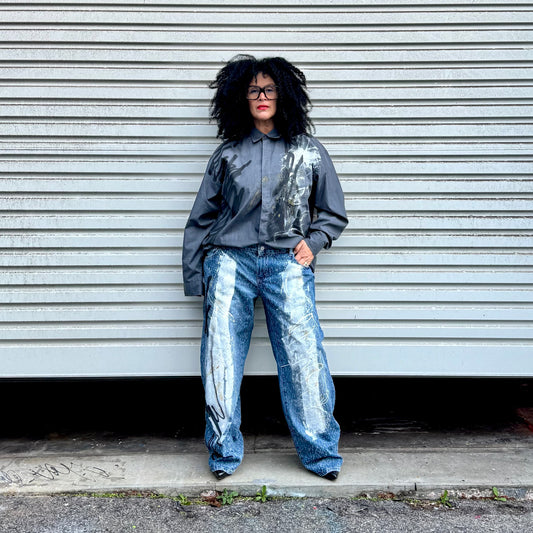 New Oversized Denim Jeans