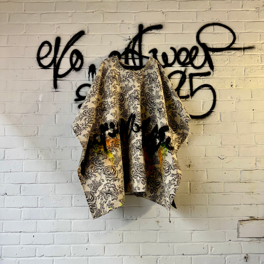 Floral Tapestry Poncho