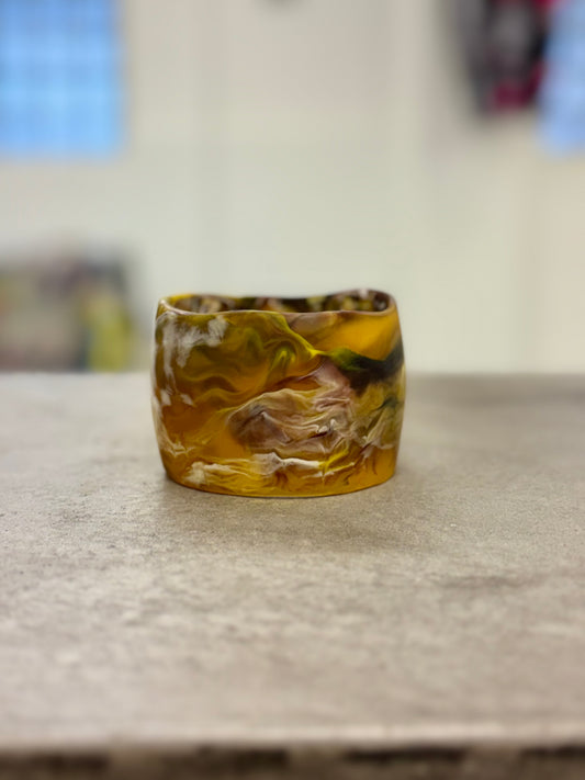 Amber Resin Bangle