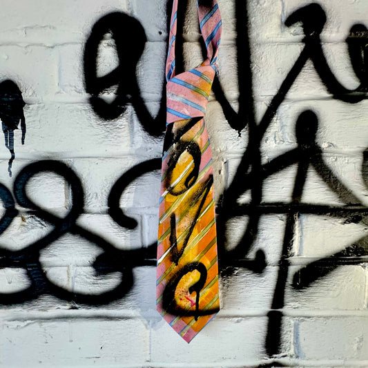 LOVE Hand painted tie