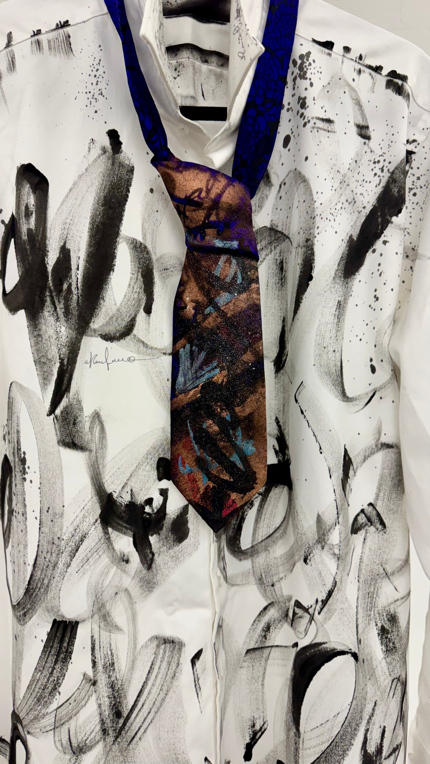 Silk Tie - Hand Painted