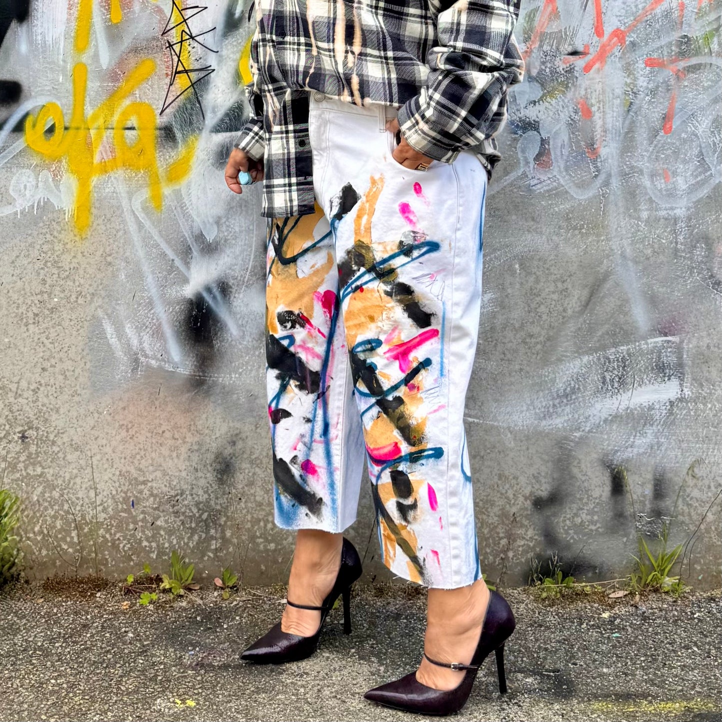 Hand Painted Denims