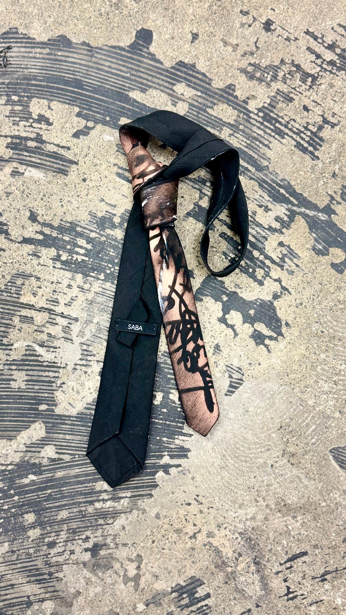 Silk Tie - Hand Painted