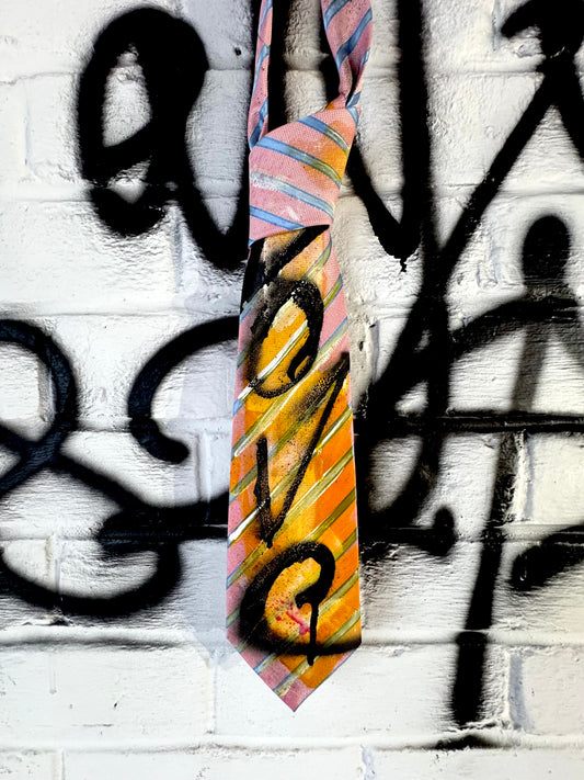 LOVE Hand painted tie