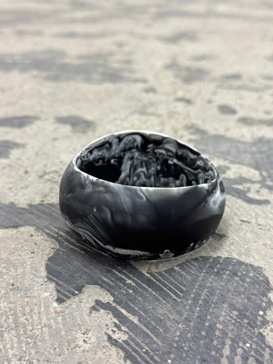 Noir Marble Resin Bangle