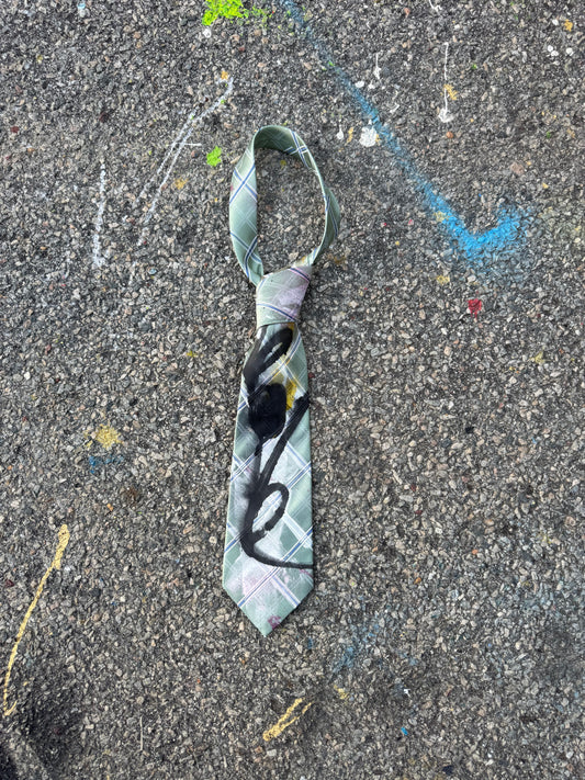 LOVE Hand painted tie