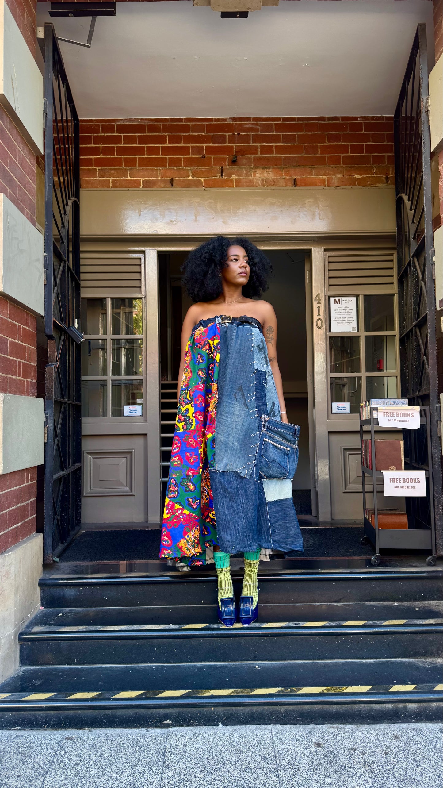 Denim Patchwork dress/skirt